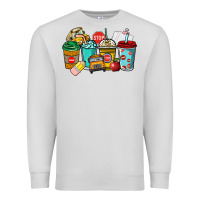 Dove Grey school bus driver coffee cups Premium Sweatshirt - NancyCooperArtShop