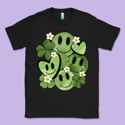 St. Patrick's Day Green Smile Classic Tee Designed By Maliassmallbusiness
