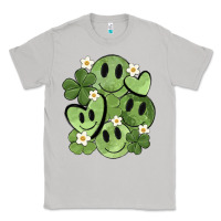 Moon Dust st. patrick's day green smile Classic Tee - MaliasSmallBusiness