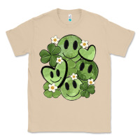 Mushroom st. patrick's day green smile Classic Tee - MaliasSmallBusiness