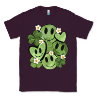 Plum st. patrick's day green smile Classic Tee - MaliasSmallBusiness