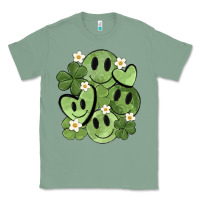Sage st. patrick's day green smile Classic Tee - MaliasSmallBusiness