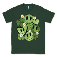 Sports Green st. patrick's day green smile Classic Tee - MaliasSmallBusiness