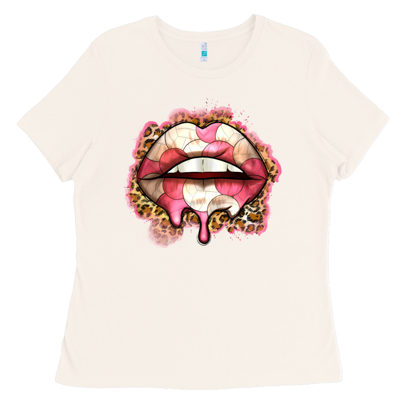Volleyball Lips Ladies Tee by Zillion Design Studio | Teevron