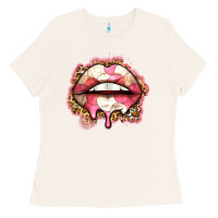 Bone volleyball lips Ladies Tee - Zillion Design Studio