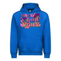 Cobalt Valentine's Day only good vibes Urban Hoodie - FaDigitalArtStudio