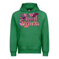 Emerald Valentine's Day only good vibes Urban Hoodie - FaDigitalArtStudio