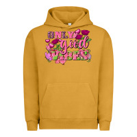 Pigment Peanut Butter Valentine's Day only good vibes Urban Hoodie - FaDigitalArtStudio