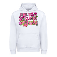 White Valentine's Day only good vibes Urban Hoodie - FaDigitalArtStudio