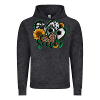 Vintage Black soccer hearts Vintage Hoodie - Jasminsmagicworld