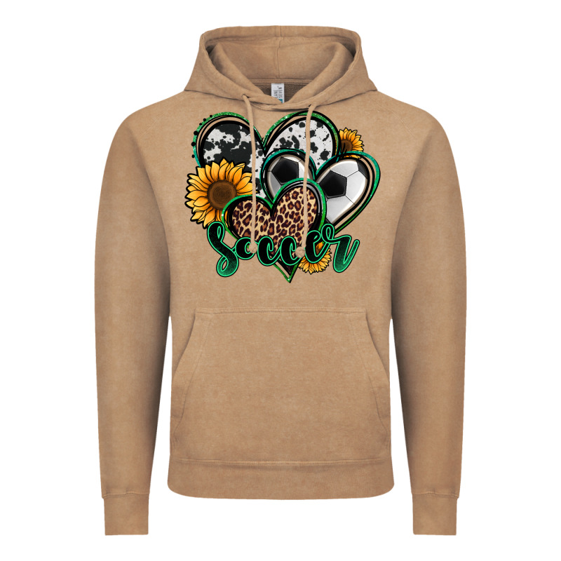 Soccer Hearts Vintage Hoodie by Jasminsmagicworld | Teevron