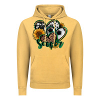 Vintage Mustard soccer hearts Vintage Hoodie - Jasminsmagicworld