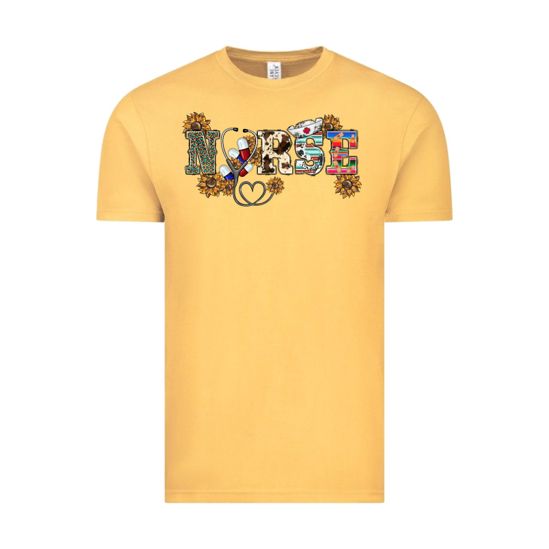 Western Nurse Vintage Tee by BarkalooDesign | Teevron