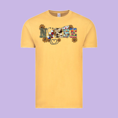 Western Nurse Vintage Tee Designed By Barkaloodesign