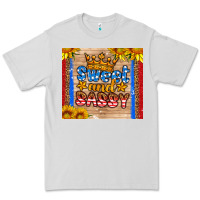 Dove Grey usa flag sweet and sassy Premium Tee - HRA Design Shop