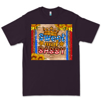 Plum usa flag sweet and sassy Premium Tee - HRA Design Shop
