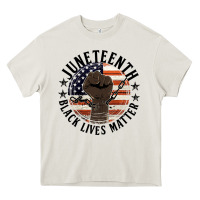 Cream black lives matter Heavy Core Tee - HRA Design Shop