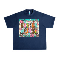 Navy easter nurse Urban Heavy Tee - NancyCooperArtShop