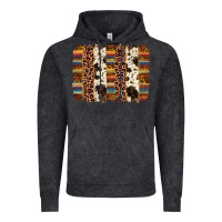 Vintage Black serape sunflower cowhide leopard brushstroke Vintage Hoodie - AdoDesignShop