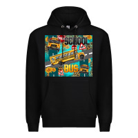 Black school bus Premium Hoodie - texasbilliewilder