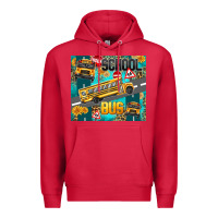Cardinal school bus Premium Hoodie - texasbilliewilder