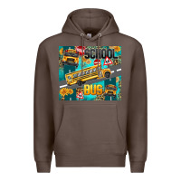 Coffee school bus Premium Hoodie - texasbilliewilder