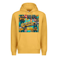 Mustard school bus Premium Hoodie - texasbilliewilder