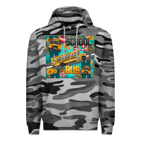 Slate Camo school bus Premium Hoodie - texasbilliewilder