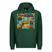 Sports Green school bus Premium Hoodie - texasbilliewilder
