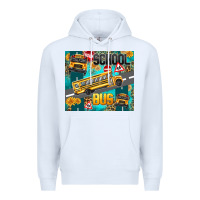 White school bus Premium Hoodie - texasbilliewilder