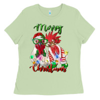 Matcha christmas roosters Ladies Tee - RanaPortraitStore