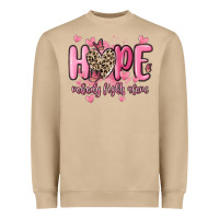 Mushroom hope nobody fights alone Heavyweight Sweatshirt - MaliasSmallBusiness