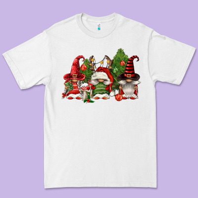 Christmas Gnomies Premium Tee Designed By Fadigitalartstudio