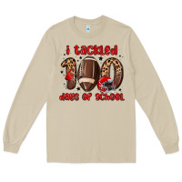 Mushroom i tackled 100 days of school Long Sleeve Tee - MaliasSmallBusiness