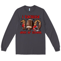 Smoke i tackled 100 days of school Long Sleeve Tee - MaliasSmallBusiness