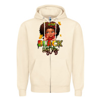 Sandshell i am black history juneteenth Zipper Hoodie - LillyAllenDesigns