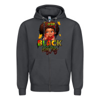 Smoke i am black history juneteenth Zipper Hoodie - LillyAllenDesigns