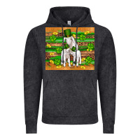 Vintage Black st patricks goat family shamrock gold serape leopard glitter wooden tu Vintage Hoodie - Artiststas