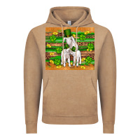 Vintage Coffee st patricks goat family shamrock gold serape leopard glitter wooden tu Vintage Hoodie - Artiststas