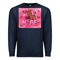 Navy hope cancer nails Premium Sweatshirt - NancyCooperArtShop