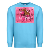 Ocean Blue hope cancer nails Premium Sweatshirt - NancyCooperArtShop