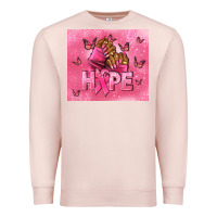 Pale Pink hope cancer nails Premium Sweatshirt - NancyCooperArtShop