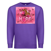 Purple hope cancer nails Premium Sweatshirt - NancyCooperArtShop