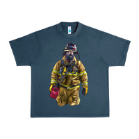Midnight Navy Firefighter Urban Heavy Tee - LillyAllenDesigns