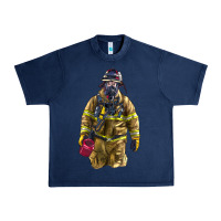 Navy Firefighter Urban Heavy Tee - LillyAllenDesigns