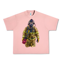 Salmon Firefighter Urban Heavy Tee - LillyAllenDesigns