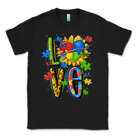 Black autism love Classic Tee - MaliasSmallBusiness