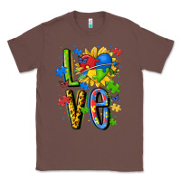 Chestnut autism love Classic Tee - MaliasSmallBusiness