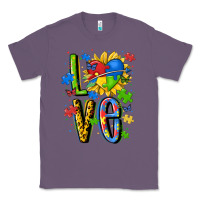 Lavender autism love Classic Tee - MaliasSmallBusiness