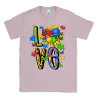 Lilac autism love Classic Tee - MaliasSmallBusiness